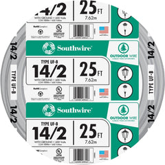 SOUTHWIRE Southwire 13054221 14 Awg 2-conductor Ufw/g Wire 25 Ft