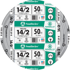 SOUTHWIRE Southwire 13054222 14 Awg 2-conductor Ufw/g Wire 50 Ft
