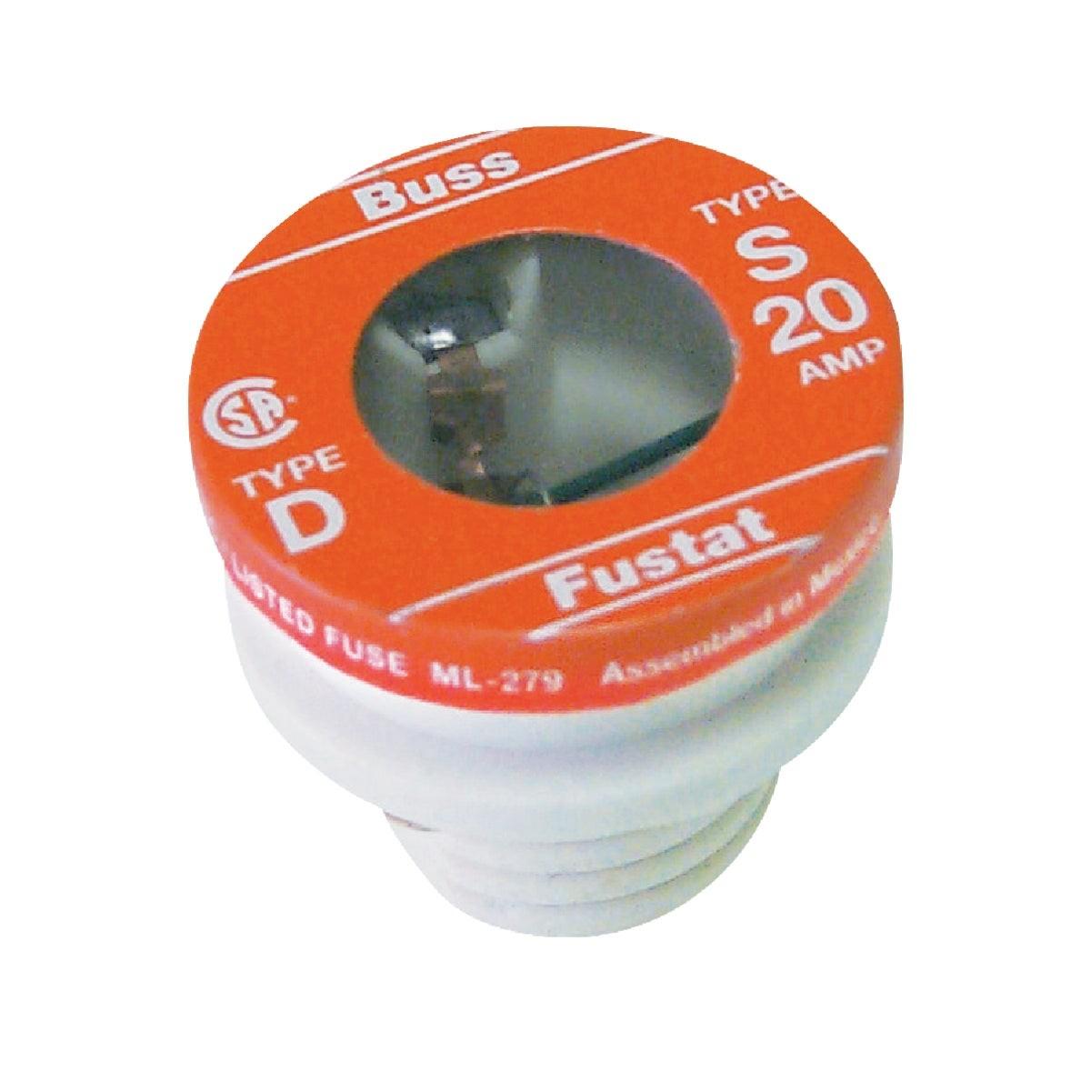 EATON Eaton S-20 Time-delay Plug Fuse 20A 125V 4-pack