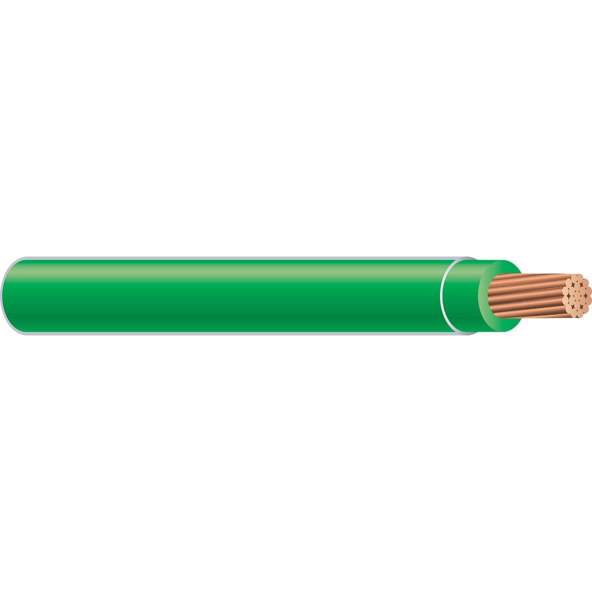 SOUTHWIRE Southwire 20497401 Thhn Wire 6 Awg Stranded Green 500 Ft
