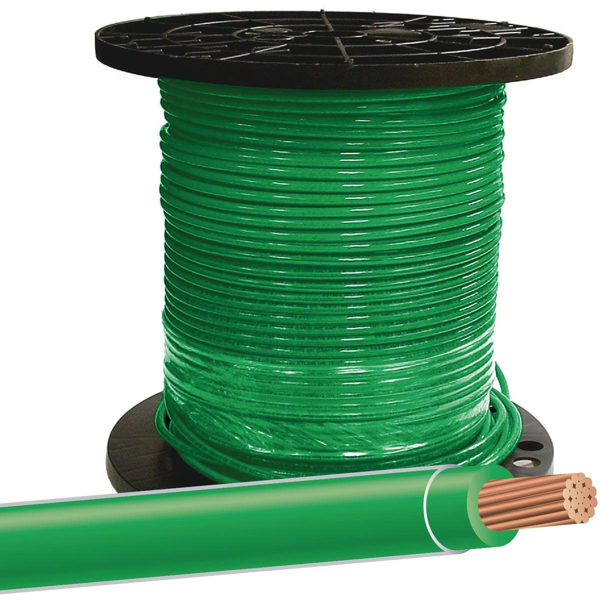 SOUTHWIRE Southwire 20492512 Thhn Wire 8 Awg Stranded Green 500 Ft