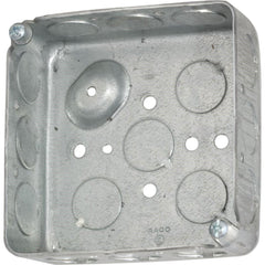 SOUTHWIRE Southwire 52151-1/2DR-UPC Steel Square Electrical Box 4x4