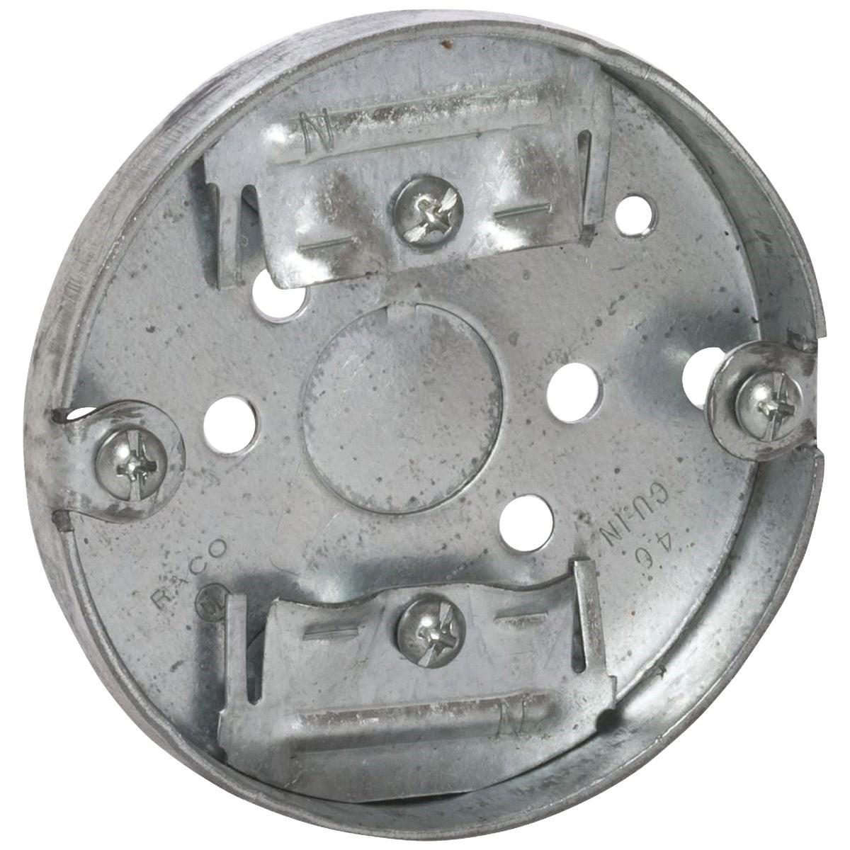 SOUTHWIRE Southwire 46111-R-UPC Steel Round Pan Ceiling Box