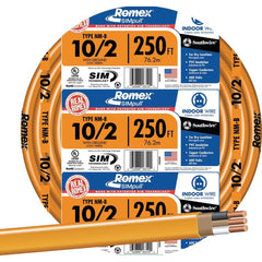 ROMEX Romex 28829055 Nm-b Wire 10/2 Solid 250 Ft 600V