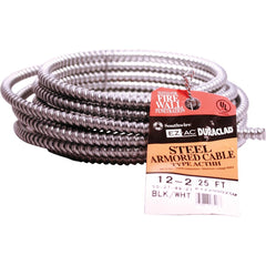 SOUTHWIRE Southwire 55274921 12/2 Ac 90 Armored Cable 25 Ft