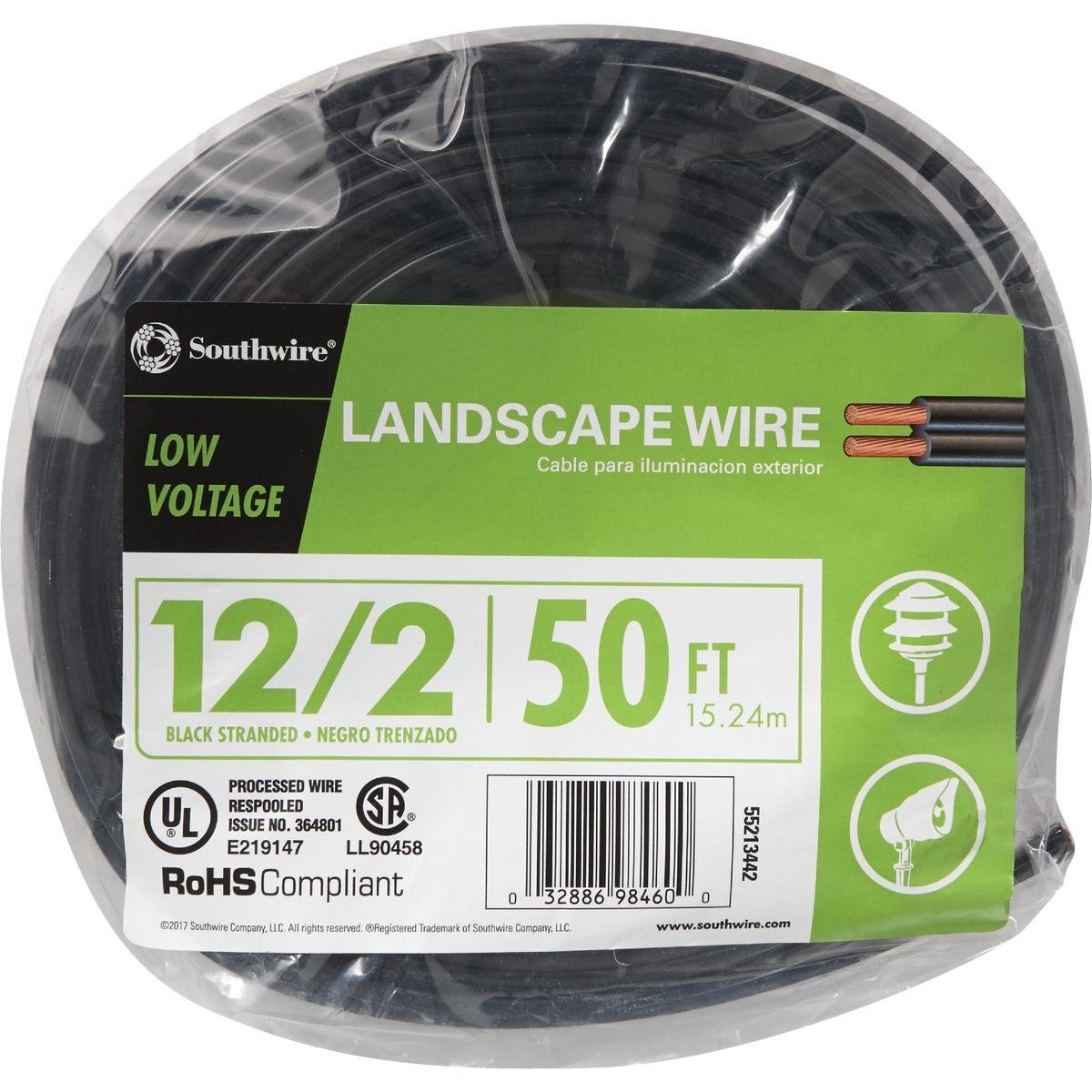 SOUTHWIRE Southwire 55213442 12/2 Low Voltage Cable 50 Ft Landscape