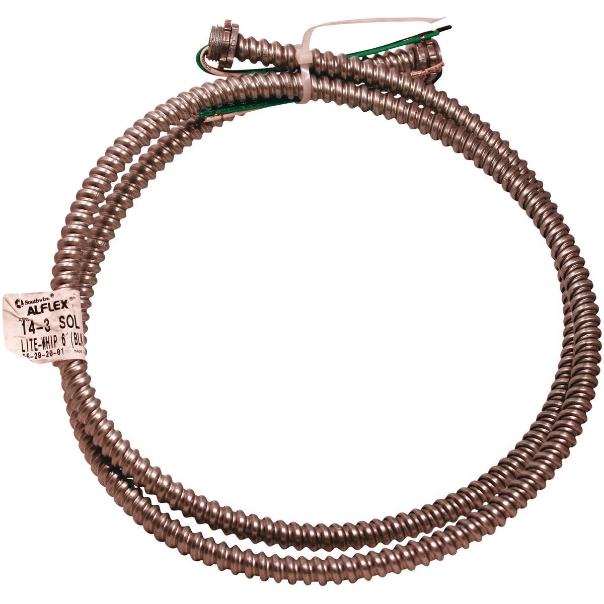 SOUTHWIRE Southwire 55292015 Flexible Metallic Whip 14/3 Awg 6 Ft