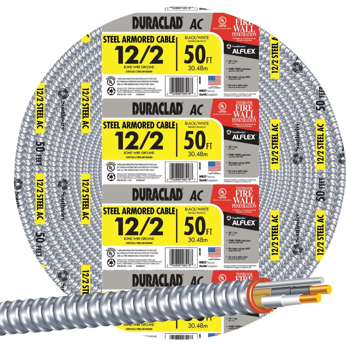 SOUTHWIRE Southwire 55274952 Ac Armored Cable 12/2 50 Ft