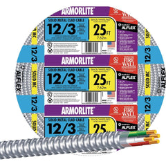 SOUTHWIRE Southwire 68583421 Mc Armored Cable 12/3 25 Ft