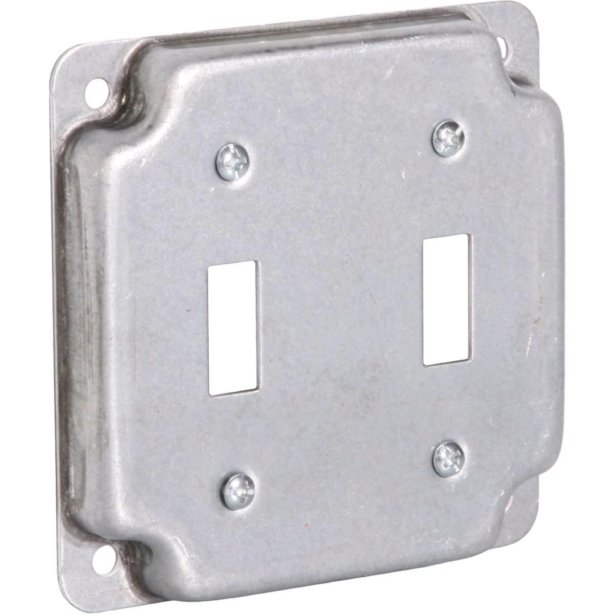 SOUTHWIRE Southwire G1936-UPC 2-toggle Square Device Cover 4x4