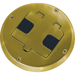SOUTHWIRE Southwire FBCVBR-TRWR-KIT Brass Floor Box Outlet Kit