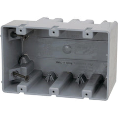 MADISON ELECTRIC Madison Electric MSB3G 3-gang Pvc Smart Box Wall Box