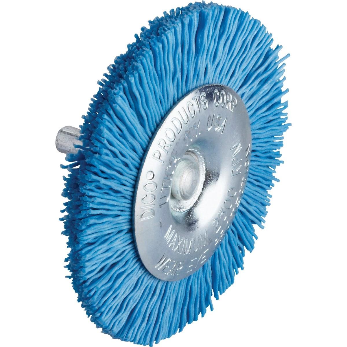 DICO PRODUCTS Dico Products 7200018 Nyalox 3 in Fine Drill-mounted Wire Brush