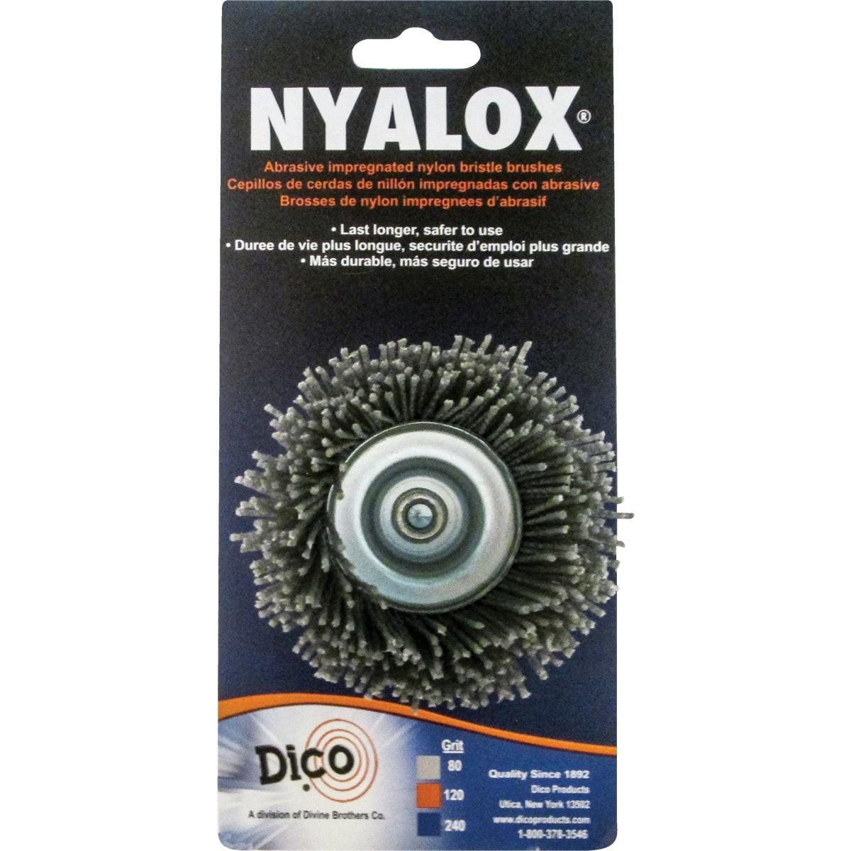 DICO PRODUCTS Dico Products 7200005 Nyalox Drill-mounted Wire Brush 2.5 in