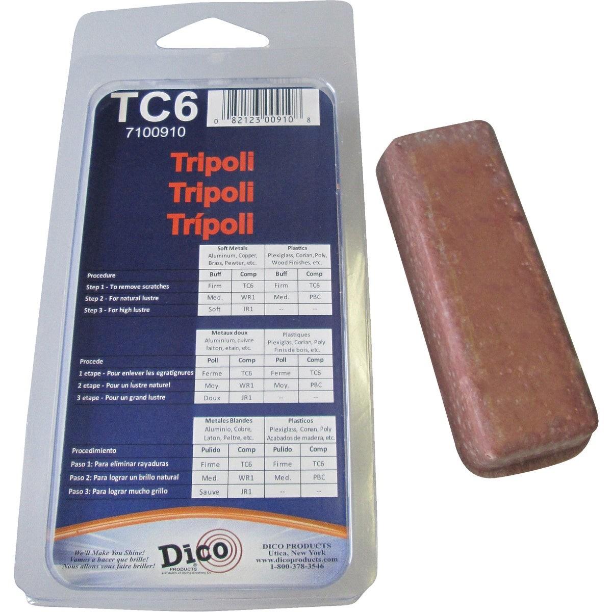 DICO PRODUCTS Dico Products 7100910 Tripoli Buffing Compound 4 Oz