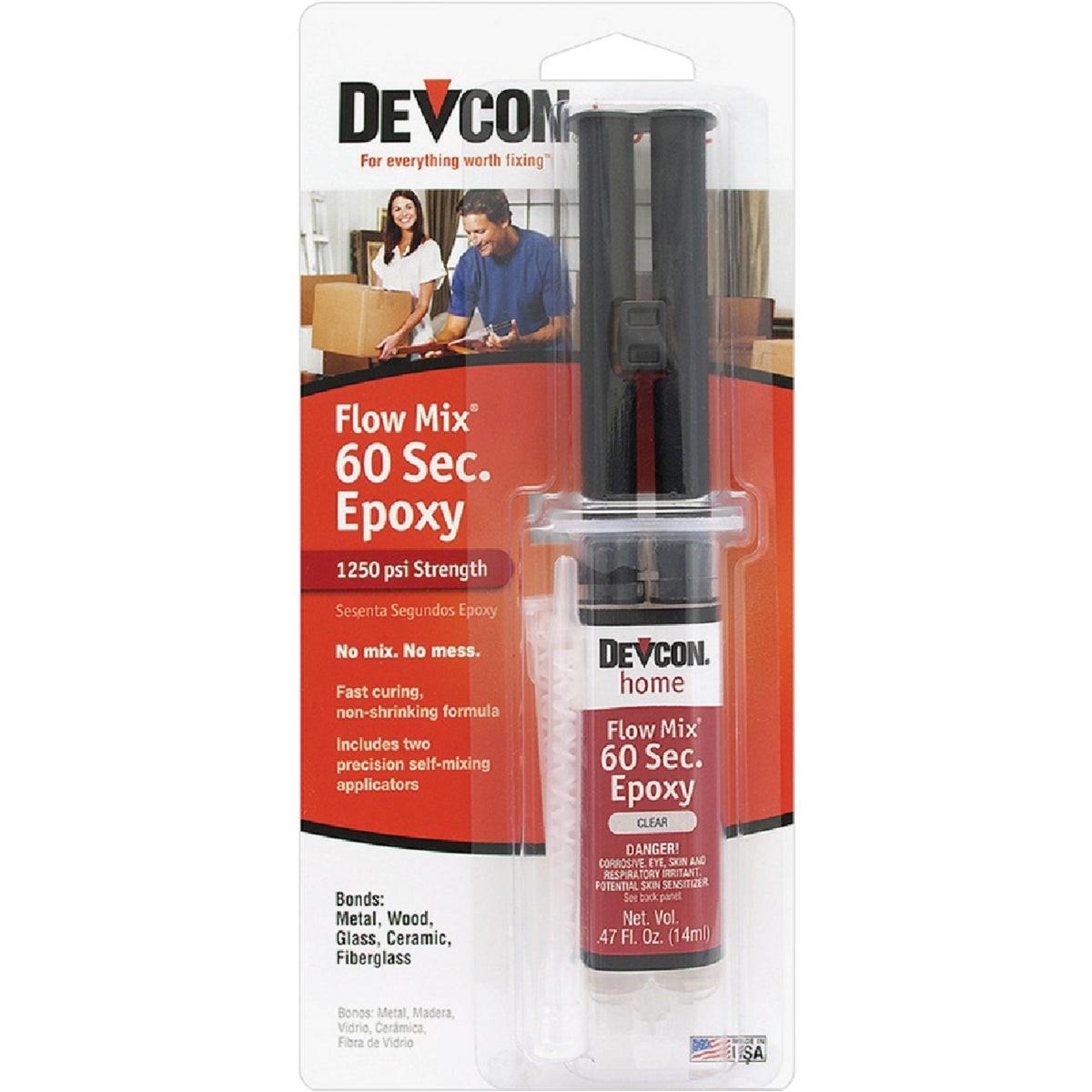 DEVCON Devcon 21445 Flow-mix 60 Second Epoxy 0.5 Oz
