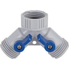 BEST GARDEN Honeywell 55056 Poly Y-connector Hose Shutoff Valve