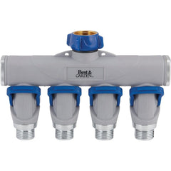 BEST GARDEN Honeywell 37094 4-way Hose Shutoff Manifold