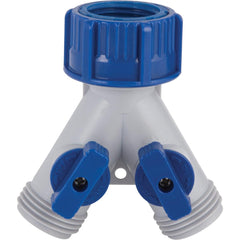 BEST GARDEN Honeywell 37076 Poly Y-connector Double Hose Shutoff