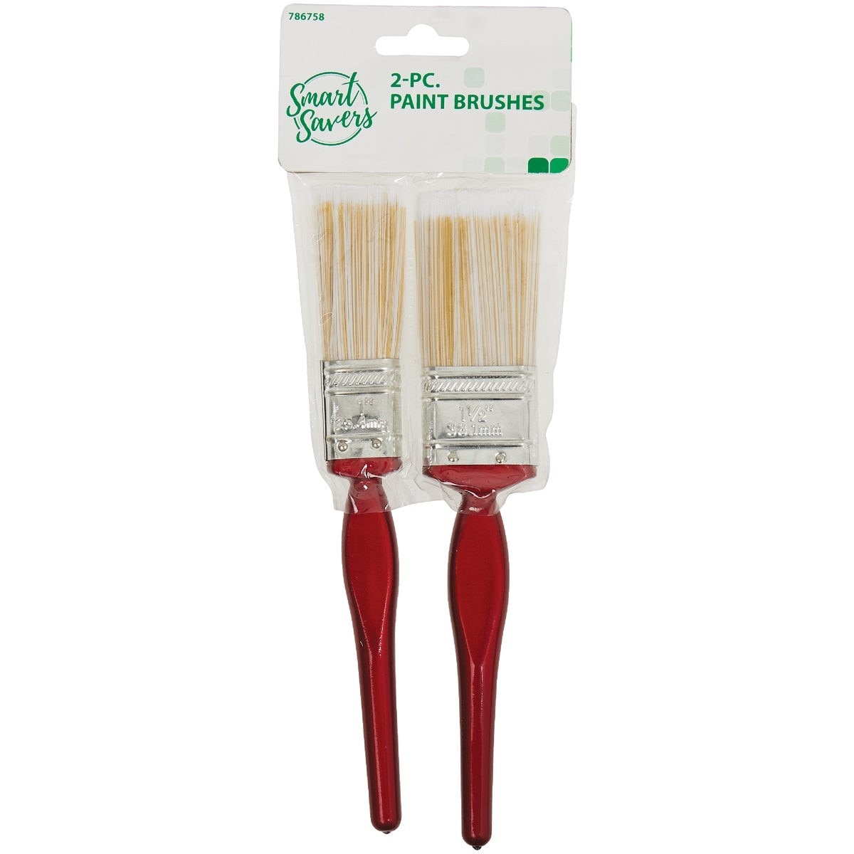 SMART SAVERS Honeywell 080026 Polyester Flat Paint Brush Set 2-pack