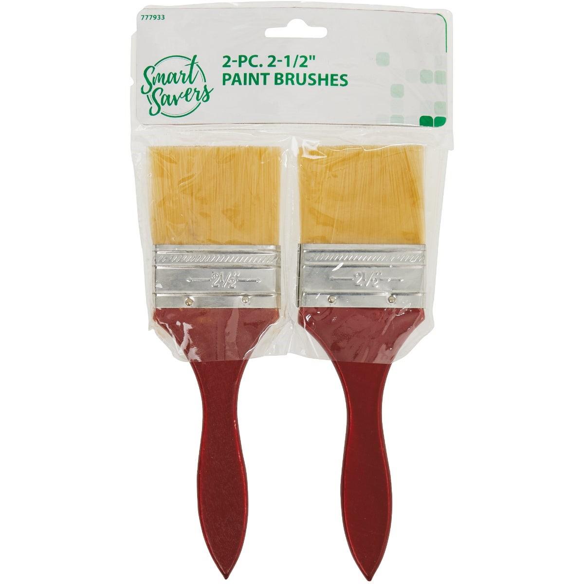 SMART SAVERS Honeywell 777933 Flat Trim Polyester Paint Brush 2.5 in 2 Pack