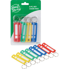SMART SAVERS Honeywell 820375 Plastic Key Tags 2.5 in 8 Pack
