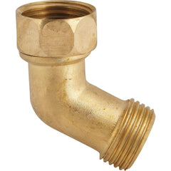 BEST GARDEN Honeywell 59090R Brass Gooseneck Hose Connector 3/4 in Fht X Mht