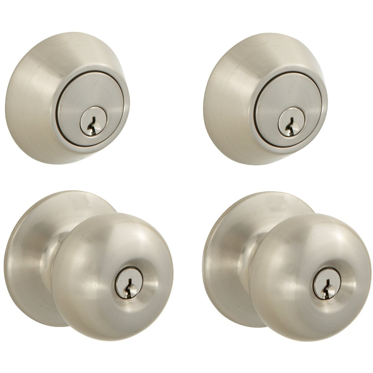 STEEL PRO Honeywell BFX2B91BD Deadbolt Door Knob Combo Keyed Alike