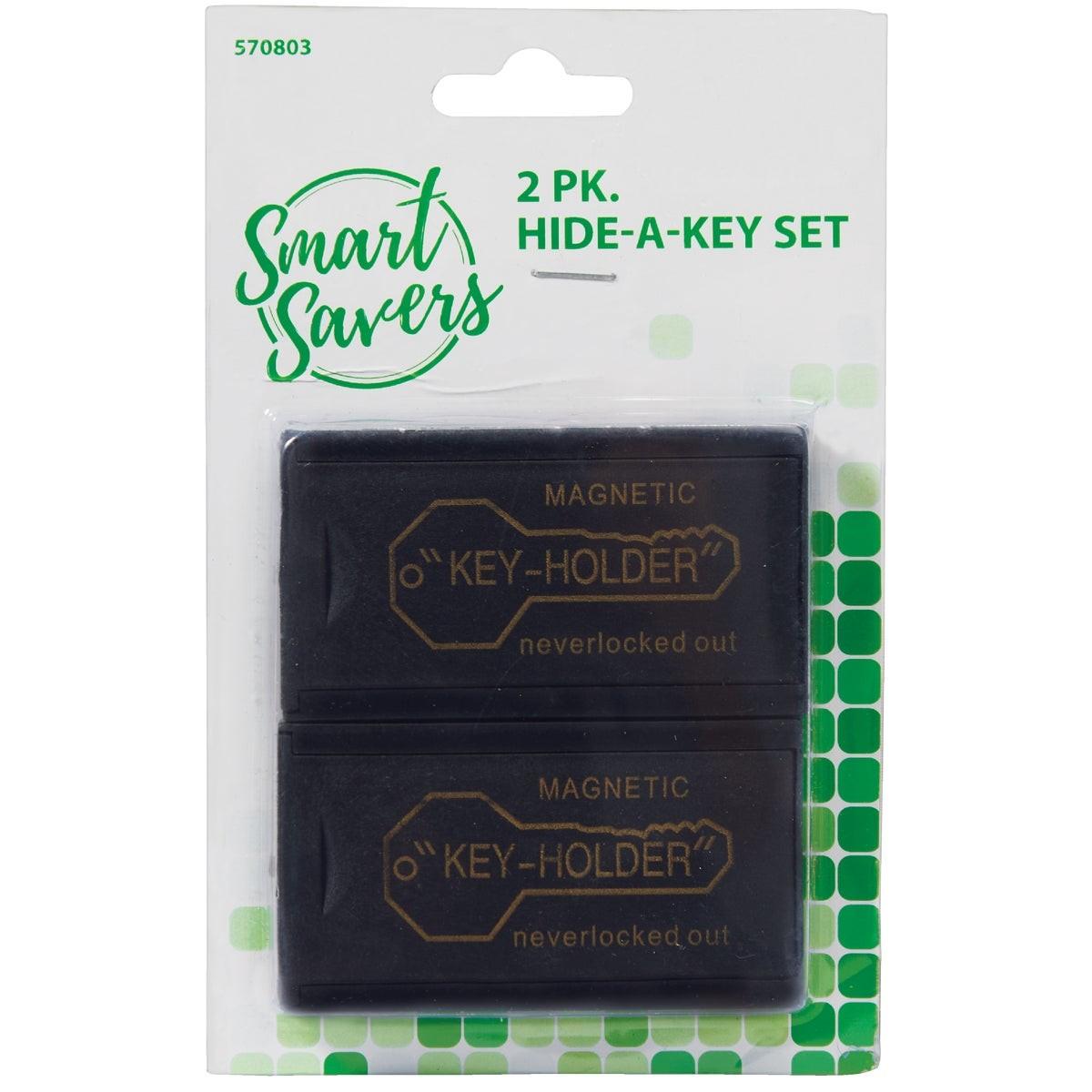 SMART SAVERS Honeywell A0634 Magnetic Hide-a-key Black 2-pack