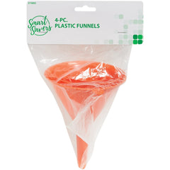 SMART SAVERS Honeywell GA037 Plastic Funnel Set 4 Piece