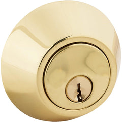 STEEL PRO Honeywell DB972 Double Cylinder Deadbolt Polished Brass