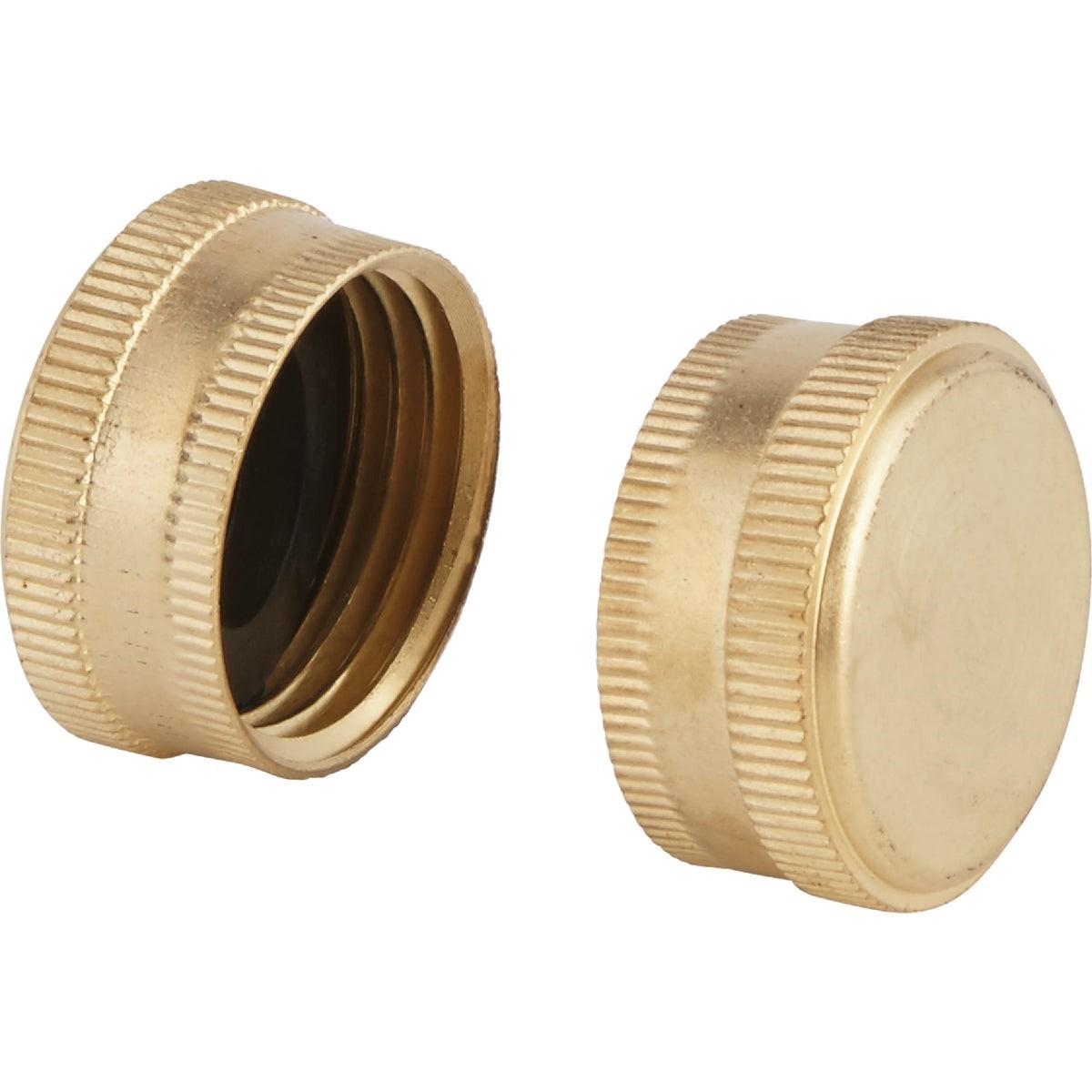 BEST GARDEN Honeywell GT1288A Brass Hose End Cap 5/8 Inch 2-pack