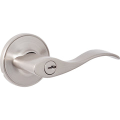 STEEL PRO Honeywell LC2X200B Wave Entry Door Lever Brushed Nickel