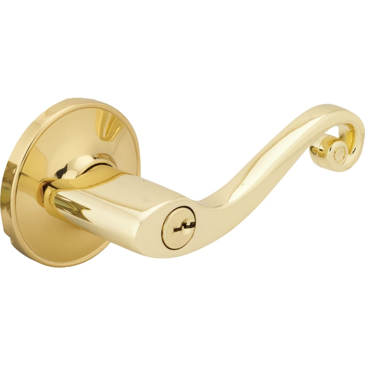 STEEL PRO Honeywell L6700B Entry Door Lever Lockset Polished Brass