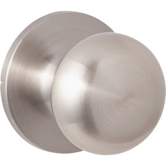STEEL PRO Honeywell TFX230B Hall Closet Door Knob Brushed Nickel