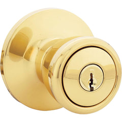 STEEL PRO Honeywell TR700B Steel Entry Door Knob Polished Brass