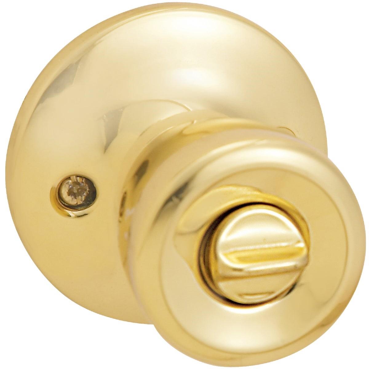 STEEL PRO Honeywell TR710B Polished Brass Bed Bath Door Knob