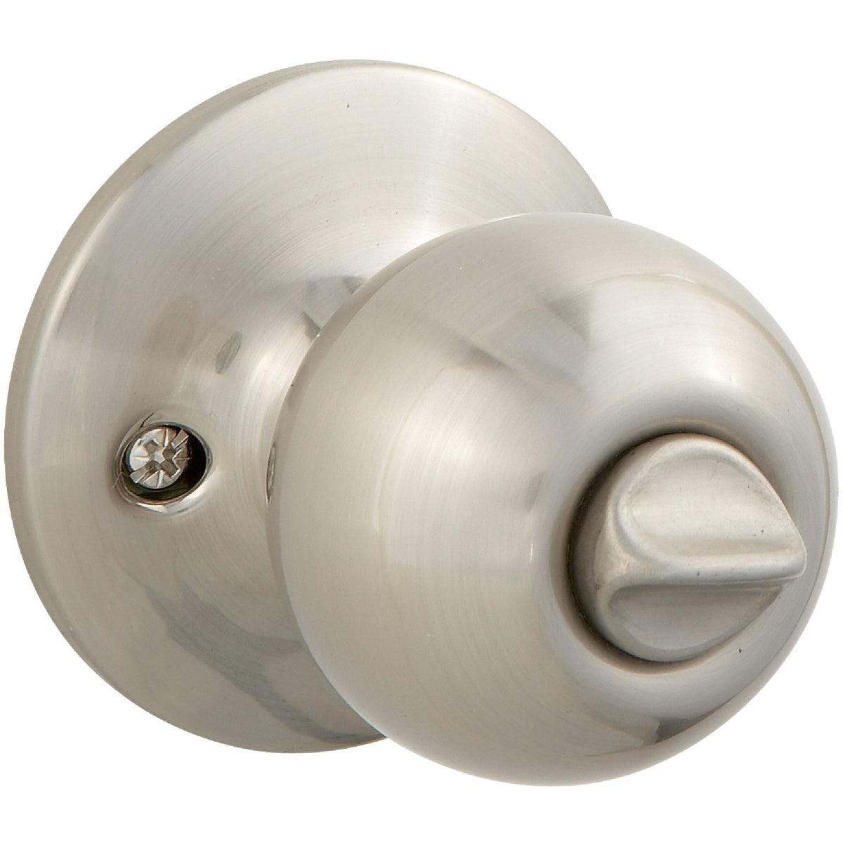 STEEL PRO Honeywell TWX210B Brushed Nickel Bed Bath Door Knob