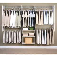 EASY TRACK Honeywell RB1460 Deluxe Starter Closet System 4-8 Ft