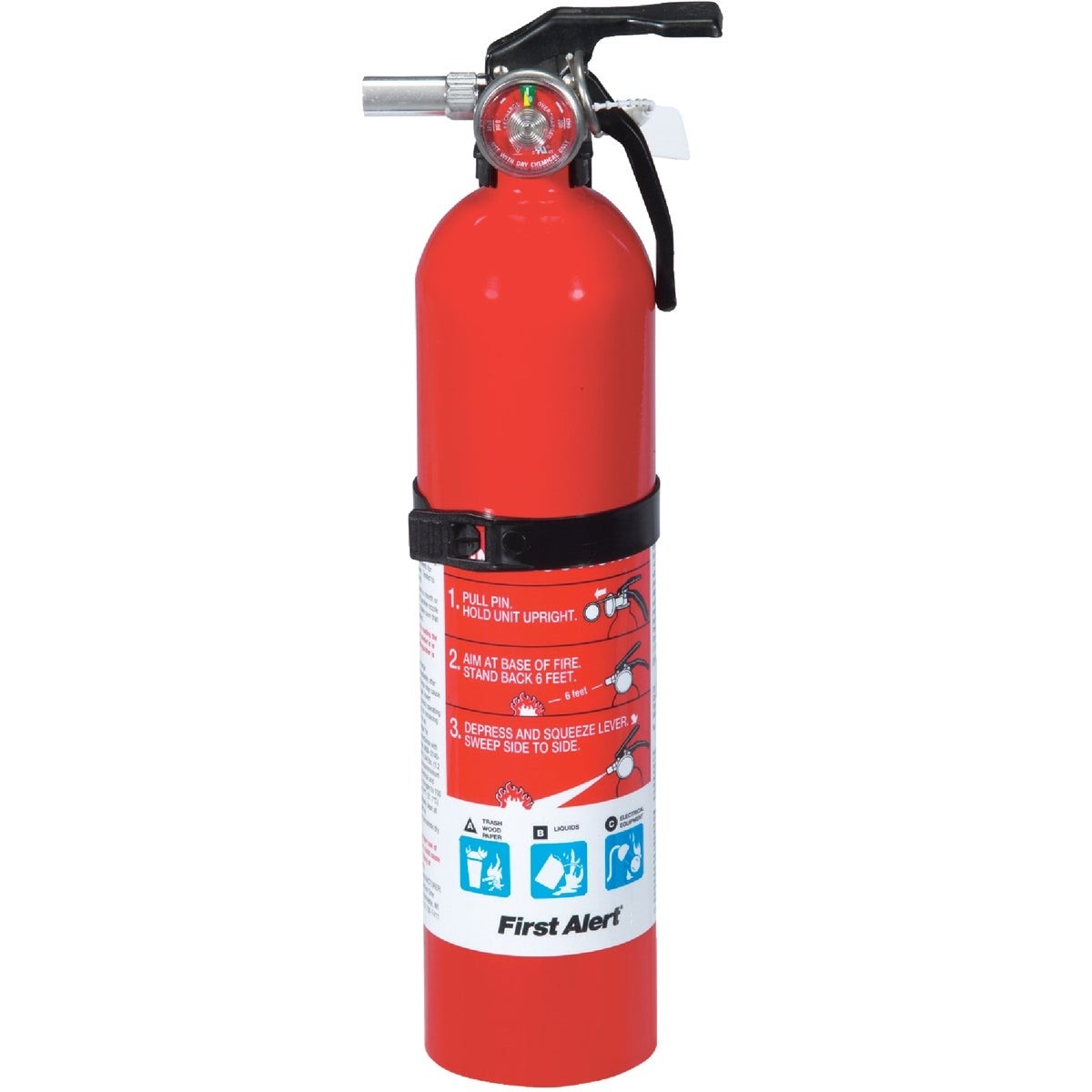 FIRST ALERT First Alert HOME1 Rechargeable Fire Extinguisher 1-A:10-B:C