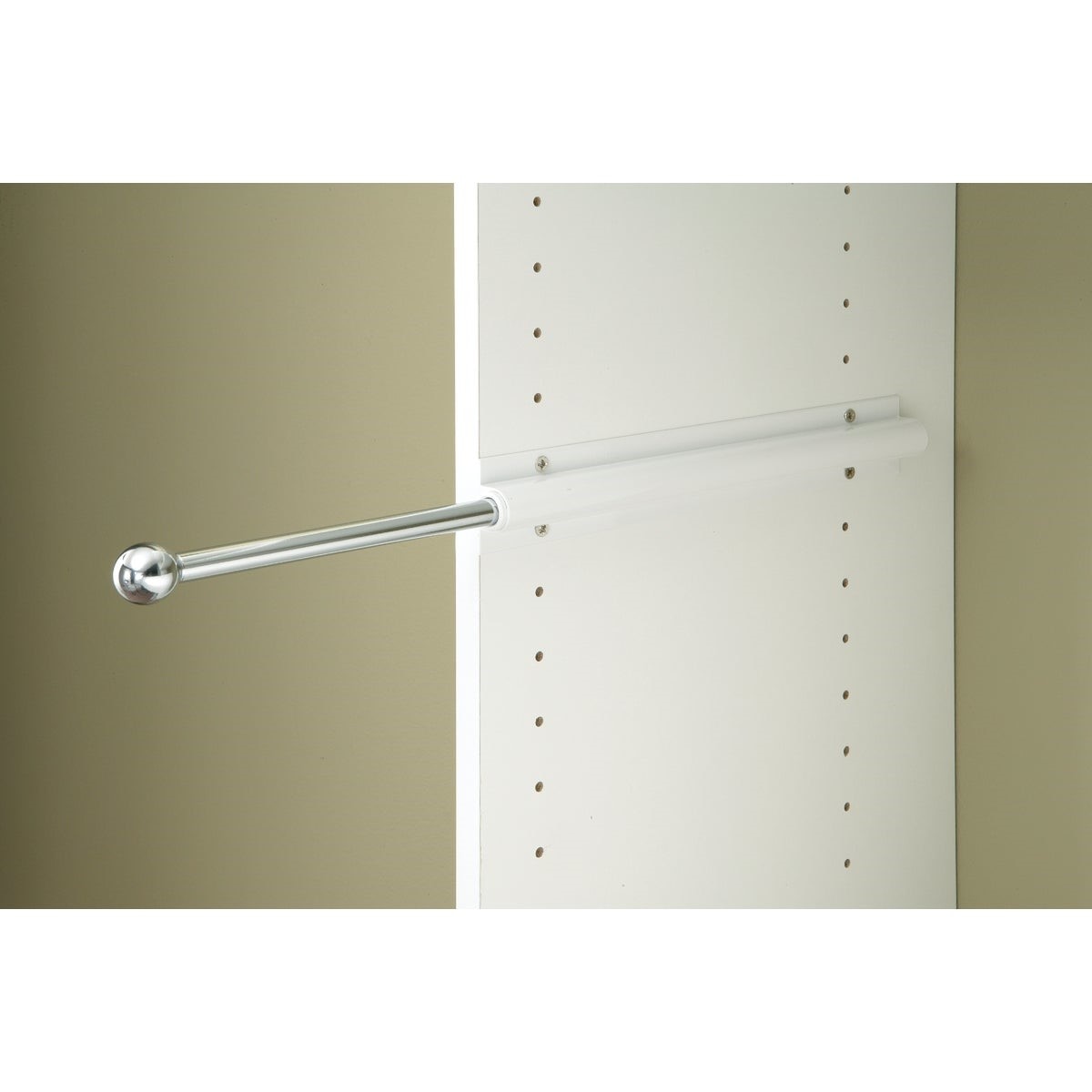 EASY TRACK Honeywell RA1204 Sliding Valet Closet Rod 13 Inches White
