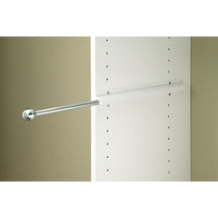EASY TRACK Honeywell RA1204 Sliding Valet Closet Rod 13 Inches White