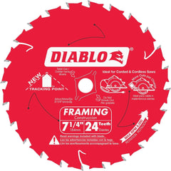 DIABLO Diablo D0724A 7-1/4 in 24-tooth Circular Saw Blade 10-pack