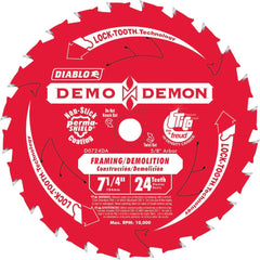 DIABLO Diablo D0724DA 7-1/4 in 24-tooth Demolition Circular Saw Blade