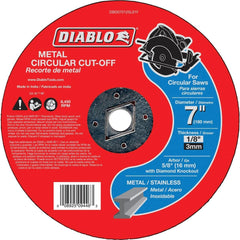 DIABLO Diablo DBD070125L01F 7 in Type 1 Metal Cut-off Wheel