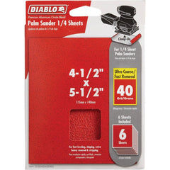 DIABLO Diablo DCS045040S06G 40 Grit Clamp-on Sanding Sheet 6-pack