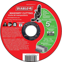 DIABLO Diablo DBD050063101C 5 in Masonry Cut-off Wheel
