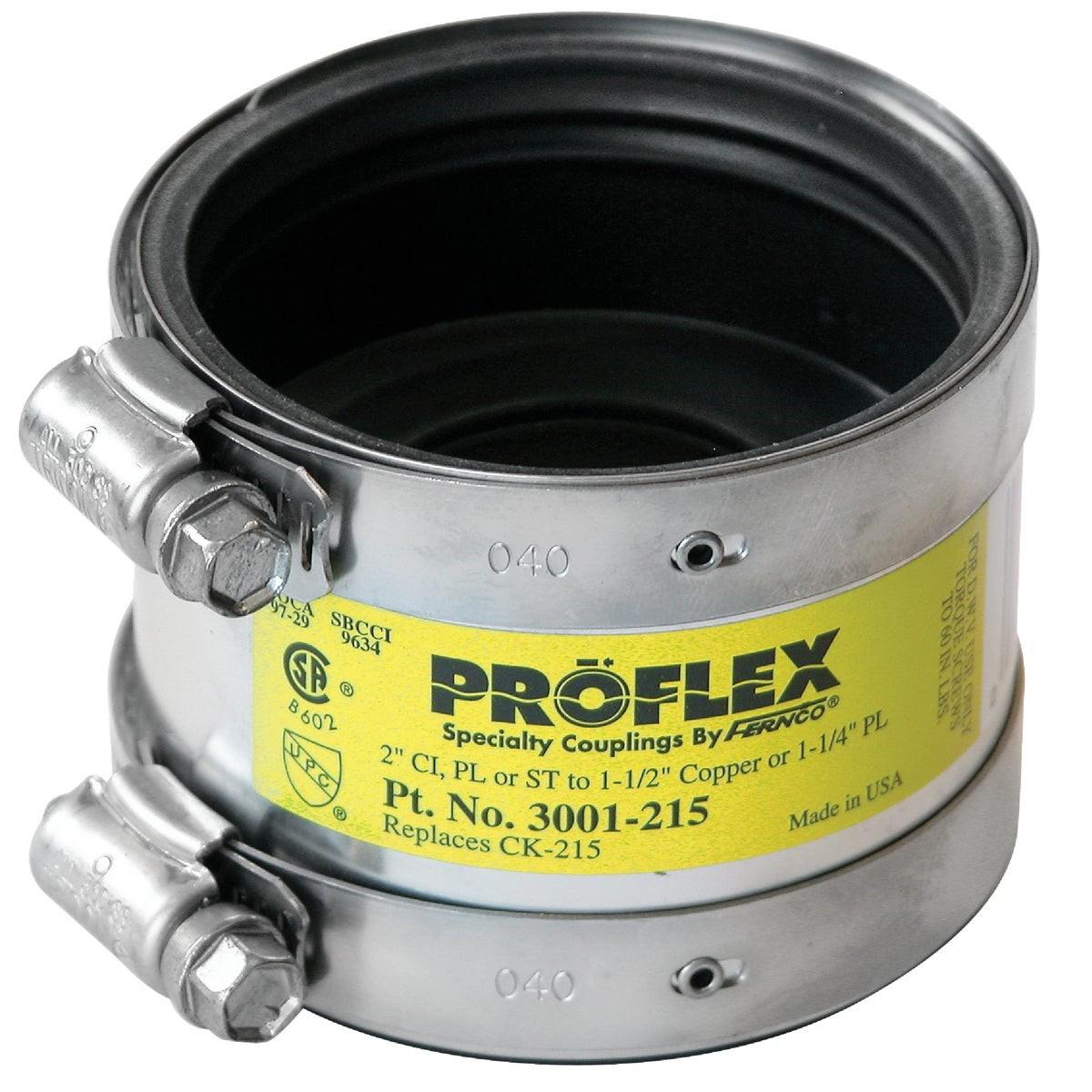 FERNCO Honeywell P3001-215 Shielded Coupling 2x1.5 Inch Dwv