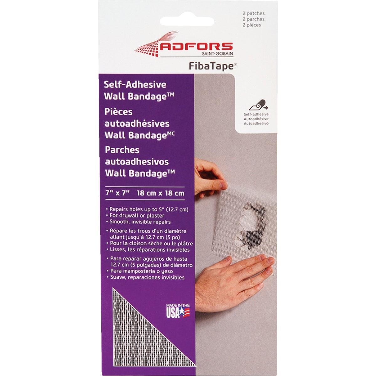 SAINT-GOBAIN Saint-gobain FDW6570-U Fibatape Drywall Patch 7x7 in 2-pack