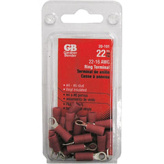 GARDNER BENDER Gardner Bender 20-101 Ring Terminal 22-16 Awg 22-pack